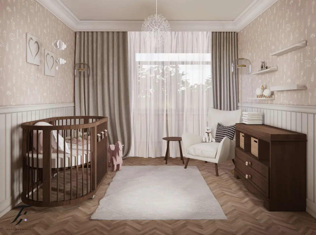 pokój dla noworodka tapeta 